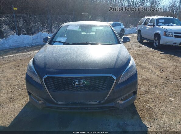 KMHE34L39HA067580 2017 HYUNDAI SONATA HYBRID Black 