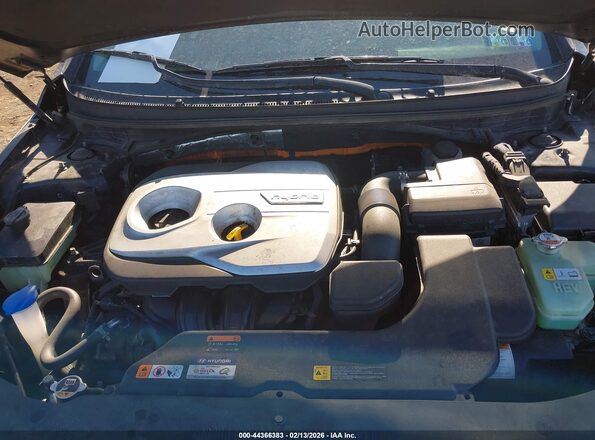 KMHE34L39HA067580 2017 HYUNDAI SONATA HYBRID Black 