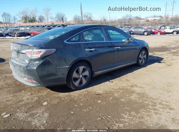 KMHE34L39HA067580 2017 HYUNDAI SONATA HYBRID Black 