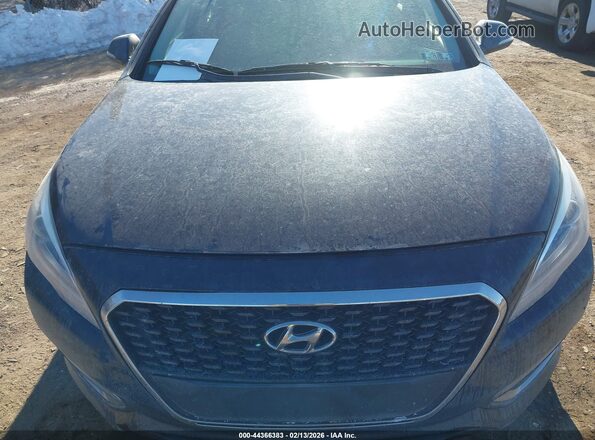 KMHE34L39HA067580 2017 HYUNDAI SONATA HYBRID Black 