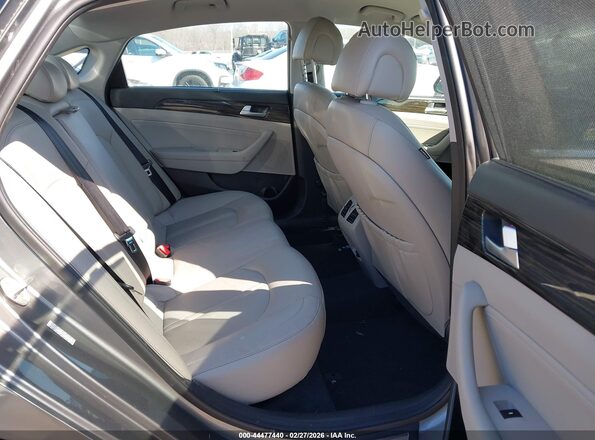 KMHE34L39HA068972 2017 HYUNDAI SONATA HYBRID Gray 