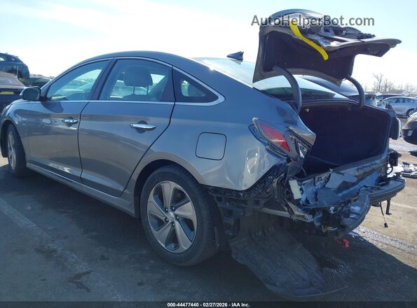 KMHE34L39HA068972 2017 HYUNDAI SONATA HYBRID Gray 