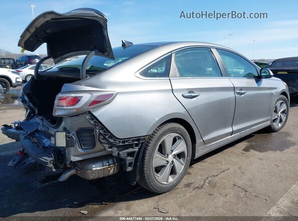 KMHE34L39HA068972 2017 HYUNDAI SONATA HYBRID Gray 