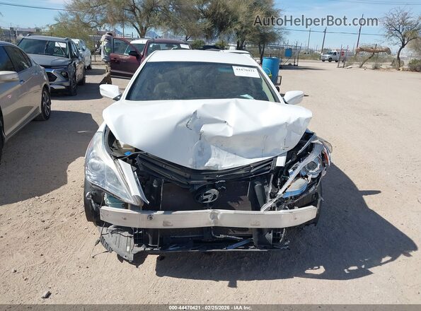 KMHFG4JG3HA587675 2017 HYUNDAI AZERA Белый Вид щитка приборов