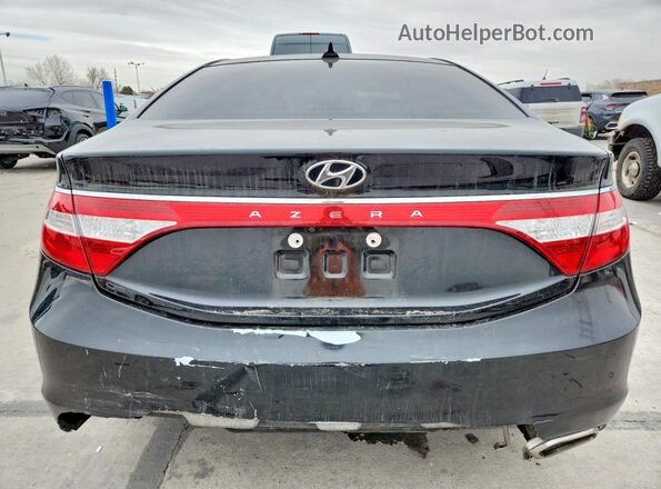 KMHFG4JGXHA577757 2017 HYUNDAI AZERA Black უკანა ხედი