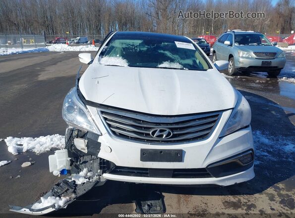 KMHFH4JG0HA588053 2017 HYUNDAI AZERA White Vista del cuadro de instrumentos