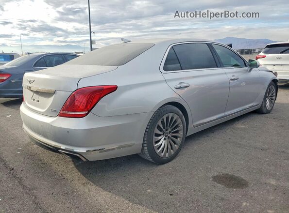 KMHG34JA3HU026385 2017 GENESIS G90 Серебряный Задняя правая четверть