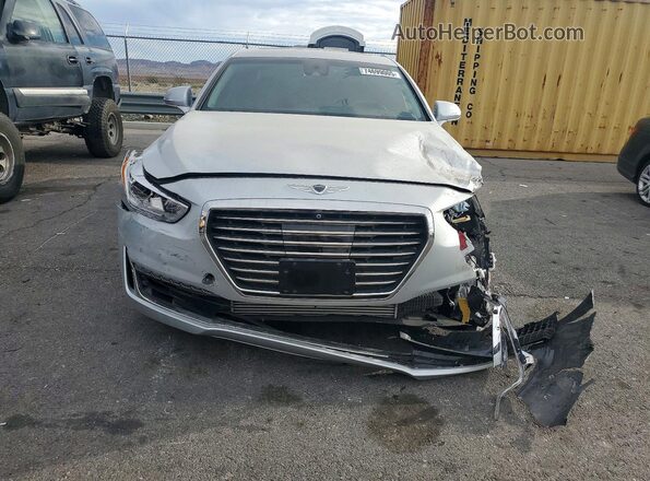 KMHG34JA3HU026385 2017 GENESIS G90 Серебряный Вид спереди