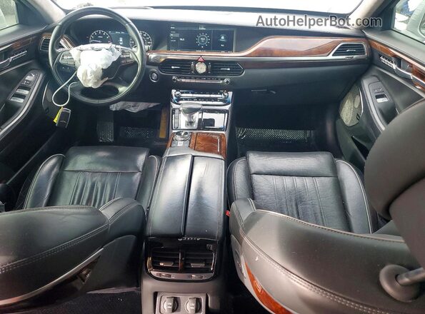 KMHG34JA3HU026385 2017 GENESIS G90 Серебряный Вид панели приборов