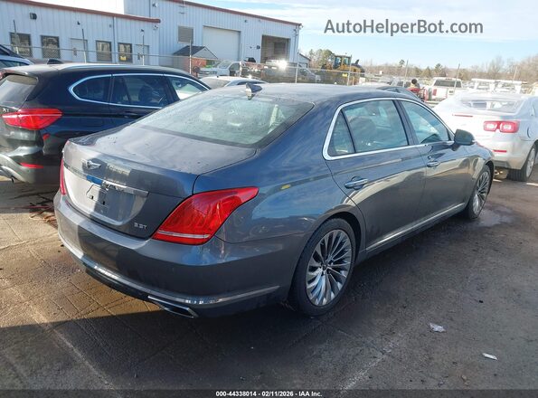 KMHG34JAXHU027209 2017 GENESIS G90 Gray უკანა მარჯვენა