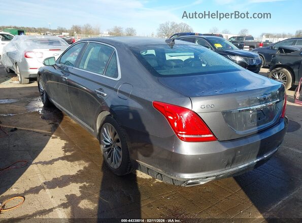 KMHG34JAXHU027209 2017 GENESIS G90 Gray უკანა მარცხენა