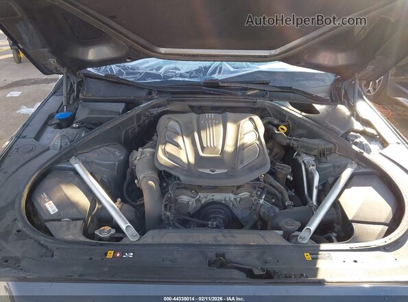 KMHG34JAXHU027209 2017 GENESIS G90 Gray უკანა ხედი