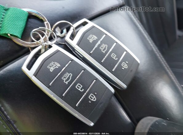 KMHG34JAXHU027209 2017 GENESIS G90 Gray წინა პანელის ხედი