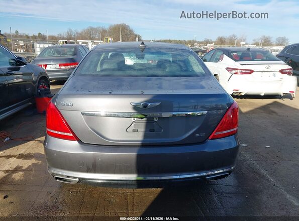 KMHG34JAXHU027209 2017 GENESIS G90 Gray 