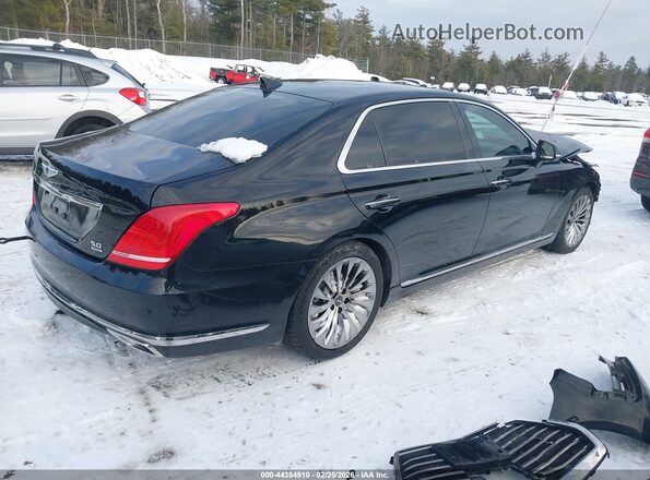 KMHG54JH0HU030529 2017 GENESIS G90 Black Tył prawy
