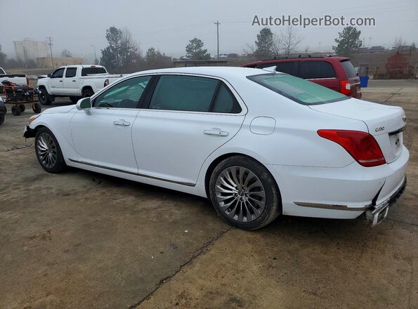 KMHG54JH0JU045201 2018 GENESIS G90 White უკანა მარცხენა