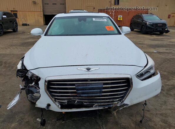 KMHG54JH0JU045201 2018 GENESIS G90 White წინა ხედი