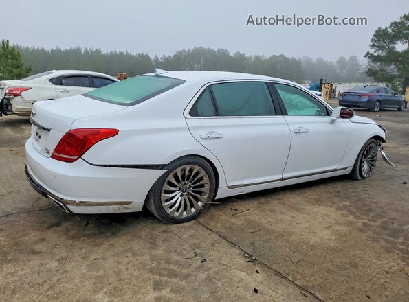 KMHG54JH0JU045201 2018 GENESIS G90 White უკანა მარჯვენა
