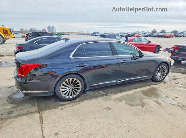 KMHG54JH3HU024370 2017 GENESIS G90 Black უკანა მარჯვენა