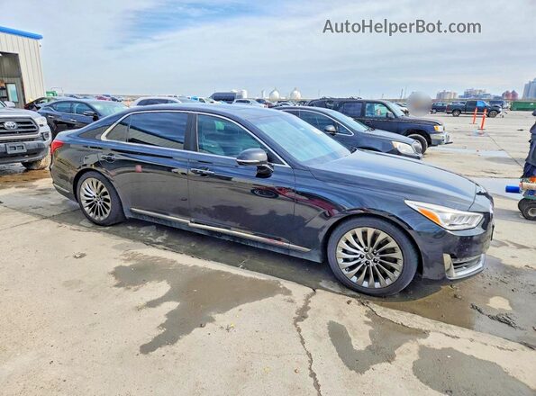 KMHG54JH3HU024370 2017 GENESIS G90 Black წინა მარჯვენა