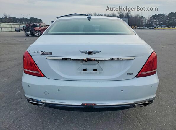 KMHG54JH4KU050709 2019 GENESIS G90 White Vista trasera