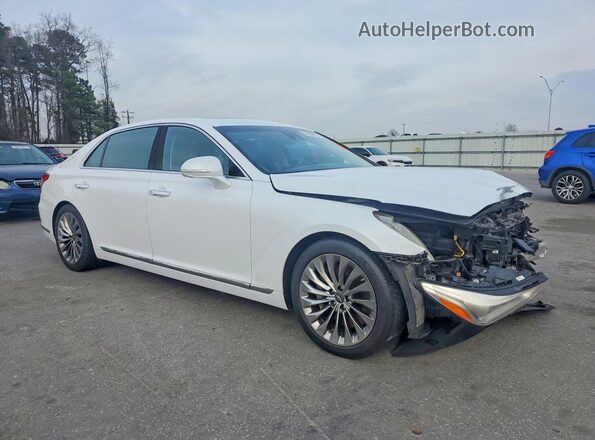 KMHG54JH4KU050709 2019 GENESIS G90 White Delantero derecho