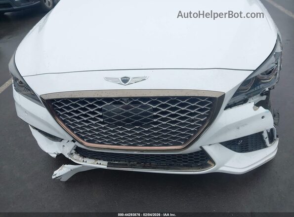KMHGN4JB0KU299505 2019 GENESIS G80 Белый 