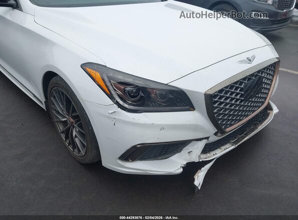 KMHGN4JB0KU299505 2019 GENESIS G80 Белый 