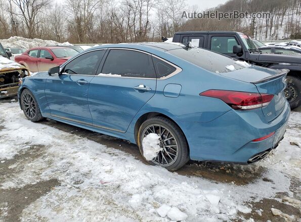KMHGN4JB3JU236347 2018 GENESIS G80 Teal 