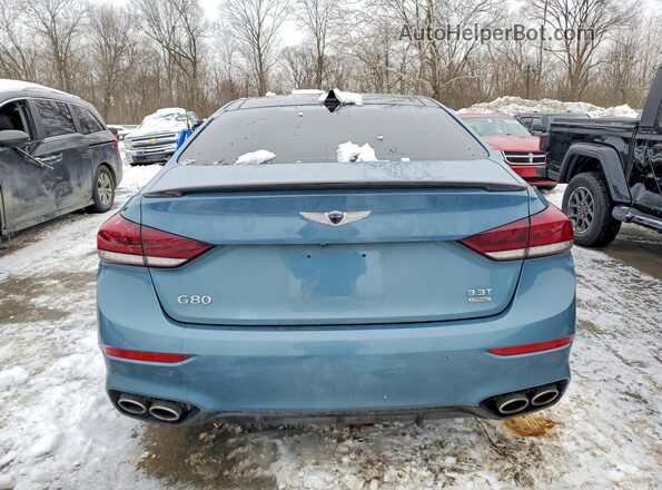 KMHGN4JB3JU236347 2018 GENESIS G80 Teal 
