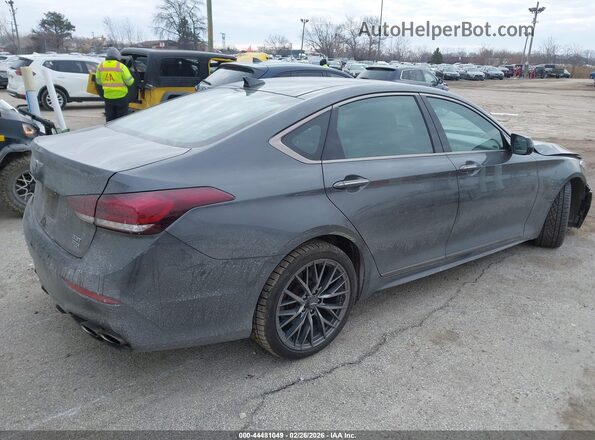 KMHGN4JBXJU247975 2018 GENESIS G80 Gray 