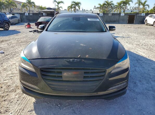 KMHGN4JE4GU117287 2016 HYUNDAI GENESIS Black 