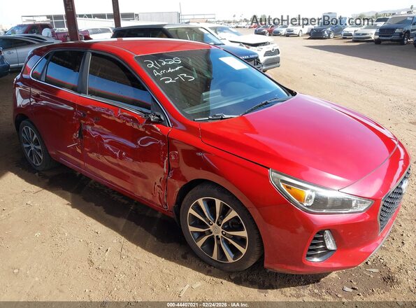 KMHH35LE1JU012887 2018 HYUNDAI ELANTRA GT Red Вид спереду