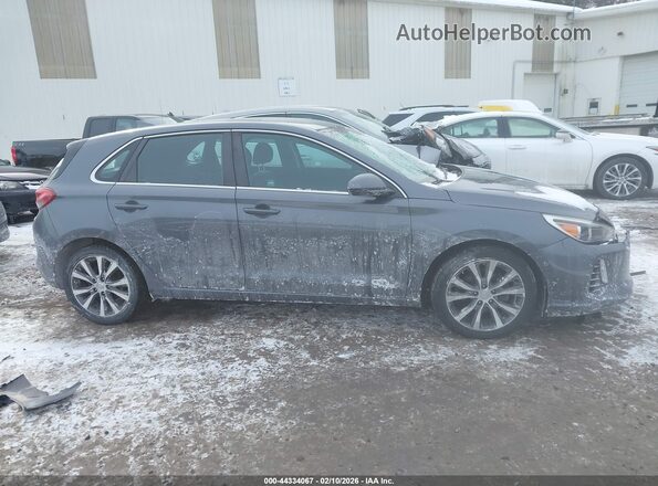 KMHH35LE2KU117035 2019 HYUNDAI ELANTRA GT Gray უკანა სალონის ხედი