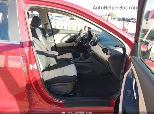 KMHH35LE3LU145993 2020 HYUNDAI ELANTRA GT Red Вид салону спереду