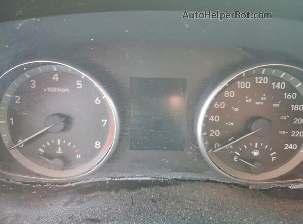 KMHH35LE5JU007188 2018 HYUNDAI ELANTRA Red Widok zestawu wskaźników