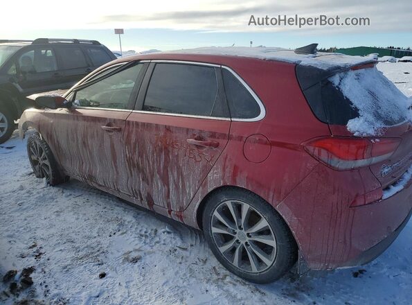 KMHH35LE5JU007188 2018 HYUNDAI ELANTRA Red Tył lewy