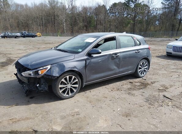 KMHH35LE8JU021196 2018 HYUNDAI ELANTRA GT Серый Передняя левая четверть