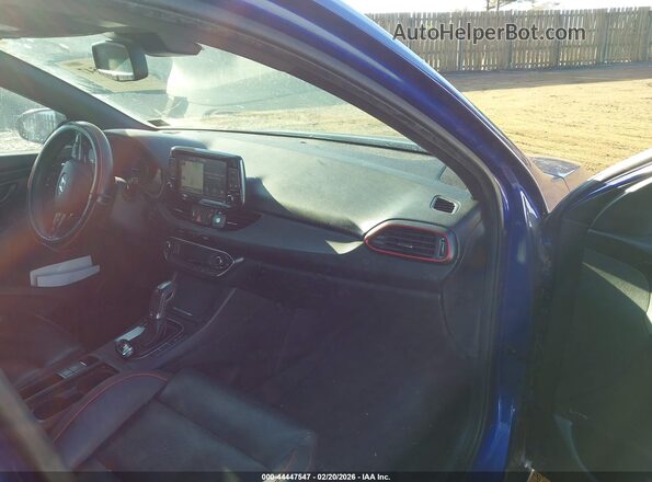 KMHH55LC7LU124766 2020 HYUNDAI ELANTRA GT Blue Vista interior delantera