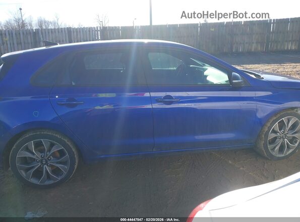 KMHH55LC7LU124766 2020 HYUNDAI ELANTRA GT Blue Vista interior trasera
