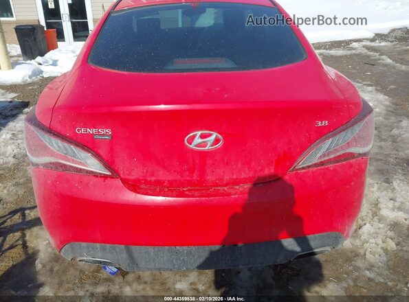 KMHHT6KJ9GU133485 2016 HYUNDAI GENESIS Красный 