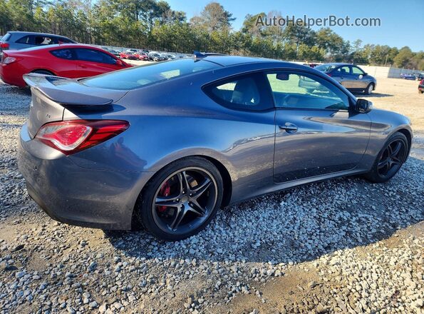 KMHHU6KJ0GU131802 2016 HYUNDAI GENESIS Gray უკანა მარჯვენა