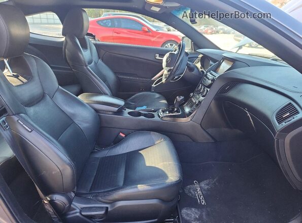 KMHHU6KJ0GU131802 2016 HYUNDAI GENESIS Gray წინა სალონის ხედი