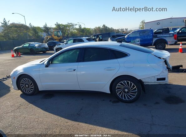 KMHL34JJ8MA027865 2021 HYUNDAI SONATA White 