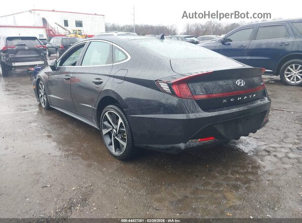 KMHL44J20PA326020 2023 HYUNDAI SONATA Black Tył lewy