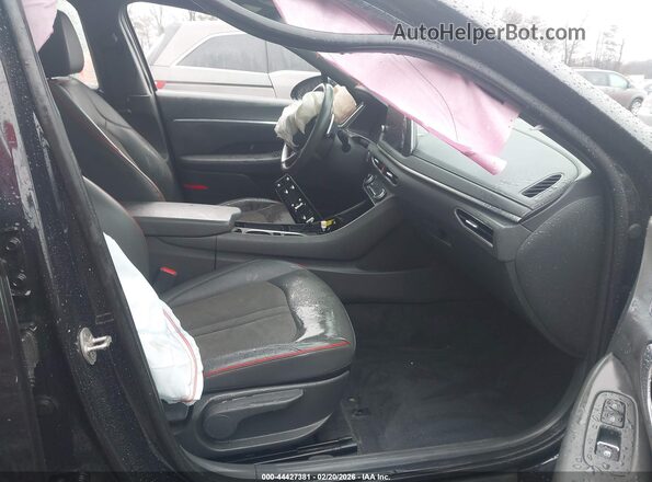 KMHL44J20PA326020 2023 HYUNDAI SONATA Black Widok wnętrza z przodu