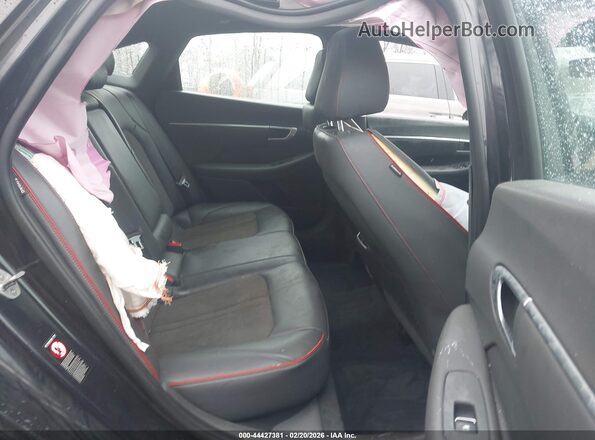 KMHL44J20PA326020 2023 HYUNDAI SONATA Black Widok naklejki z numerem VIN