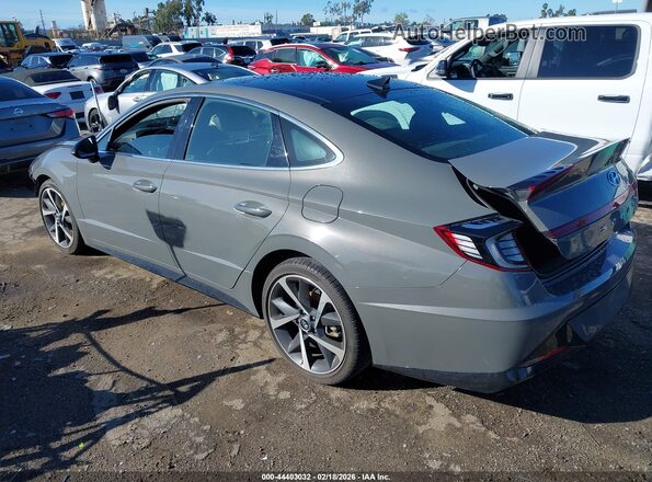 KMHL44J25NA219493 2022 HYUNDAI SONATA Gray Rear left