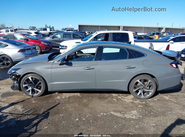 KMHL44J25NA219493 2022 HYUNDAI SONATA Gray 