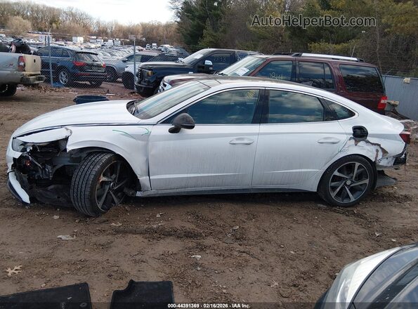 KMHL44J2XNA211440 2022 HYUNDAI SONATA Белый Панорамный вид салона 360°
